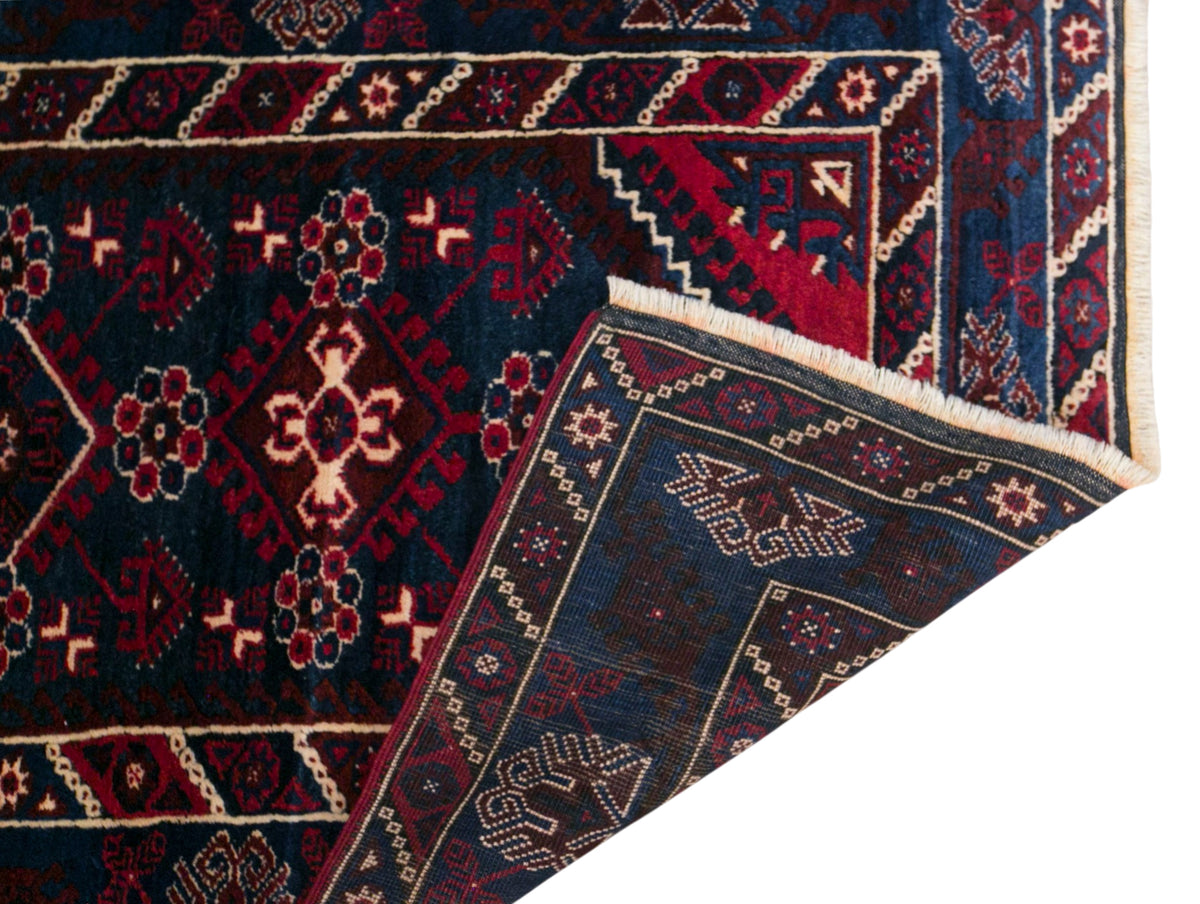 Vintage Dosemealti Rug, 121 × 193 cm / 4 x 6.3 ft Handmade Wool Rug