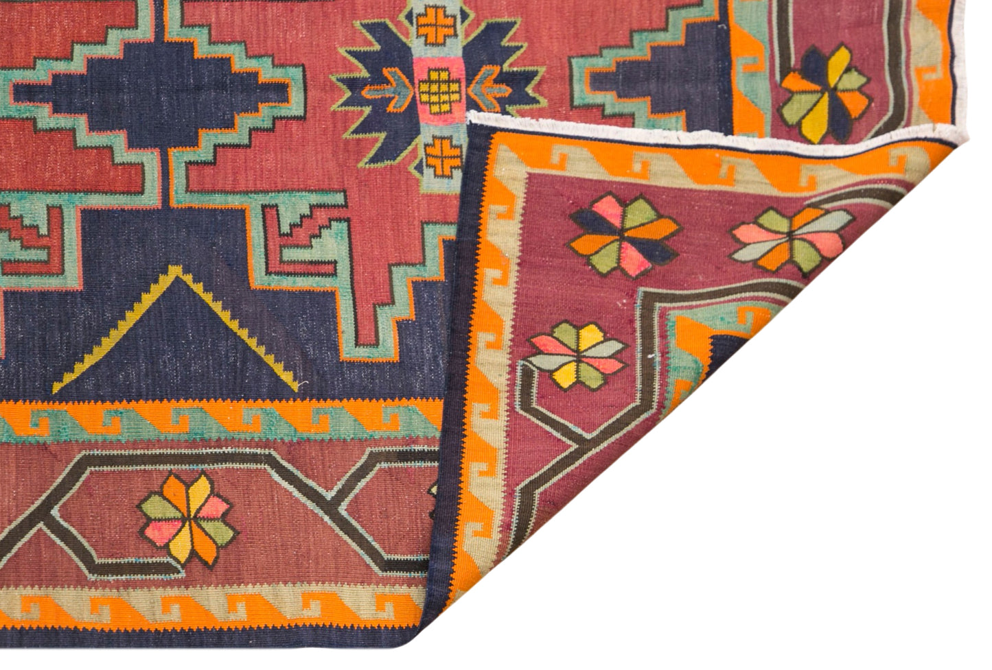 Antique Kilim 5.1 x 8.9 feet 155 x 270 cm