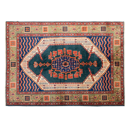 7x10 Caucasian Design Rug, Turkish Carpet, New Production Handmade Rug, 7'5 x 10'1 ft, 225x307 cm