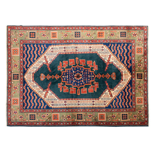 7x10 Caucasian Design Rug, Turkish Carpet, New Production Handmade Rug, 7'5 x 10'1 ft, 225x307 cm