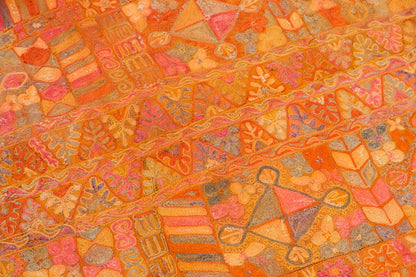 80 Years Old Arabi Kilim, 143 x 245 cm / 4'8 x 8'0 feet