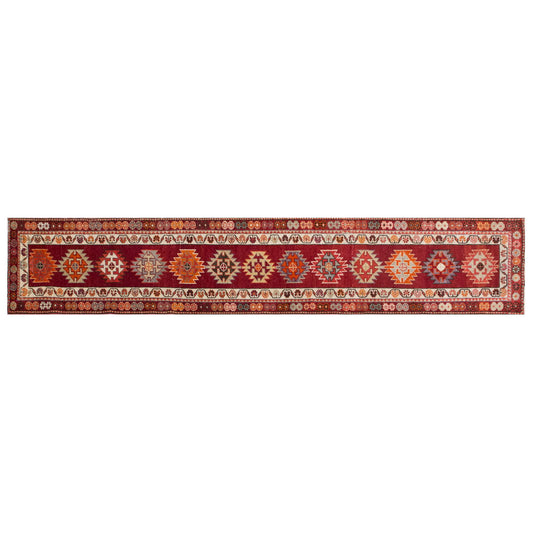 Vintage Runner Rug – 87x380 cm / 2'10" × 12'6" feet