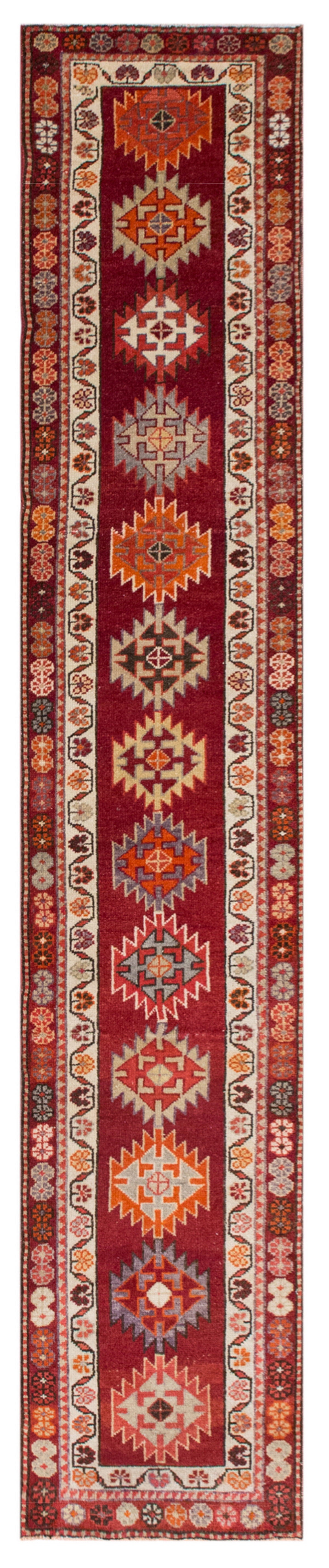 Vintage Runner Rug – 87x380 cm / 2'10" × 12'6" feet