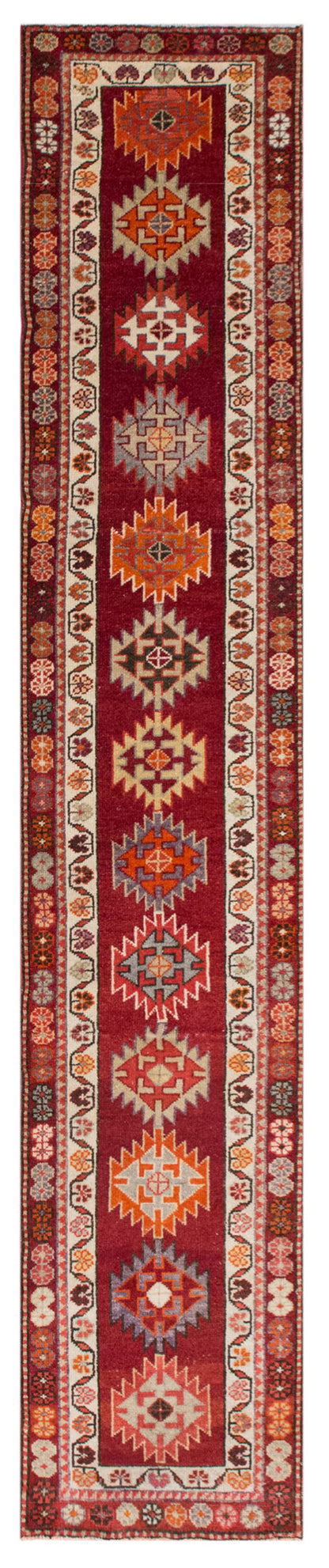 Vintage Runner Rug – 87x380 cm / 2'10" × 12'6" feet
