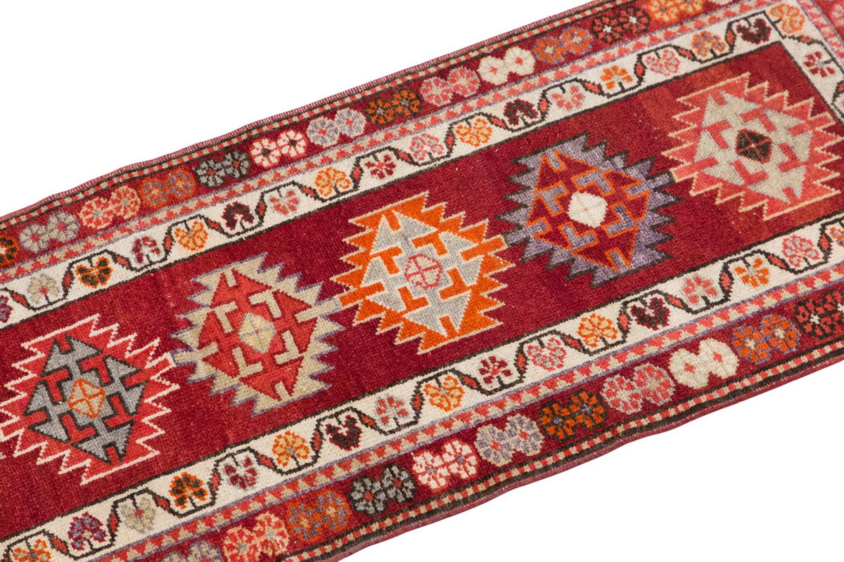 Vintage Runner Rug – 87x380 cm / 2'10" × 12'6" feet