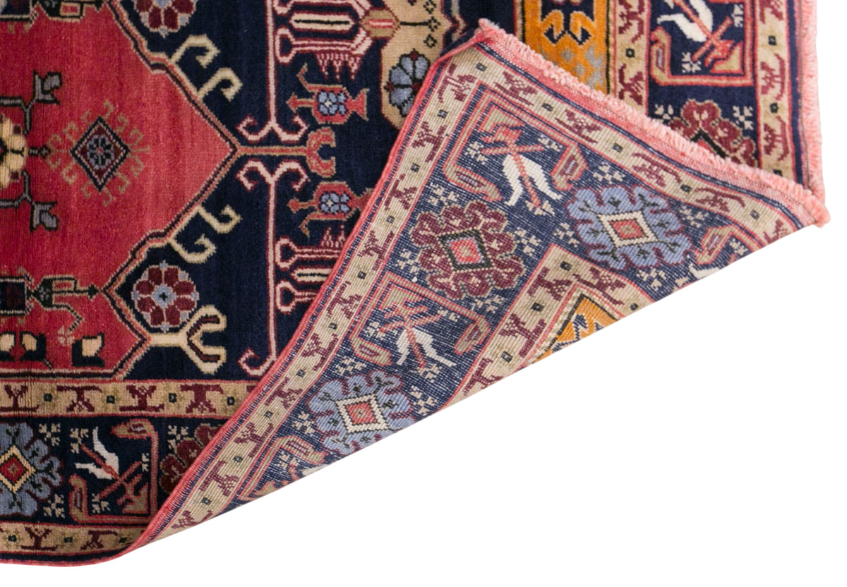 Vintage Konya Prayer Rug, 120 × 200 cm / 3.9 x 6.6 ft Handmade Wool Rug
