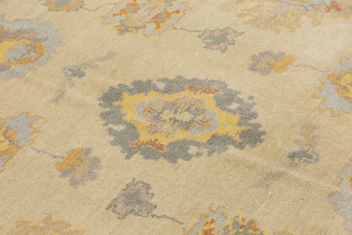 9x12 Geniune Oushak Rug, Turkish Carpet, New Production Handmade Rug, 9'4 x 12'4 ft, 284x375 cm