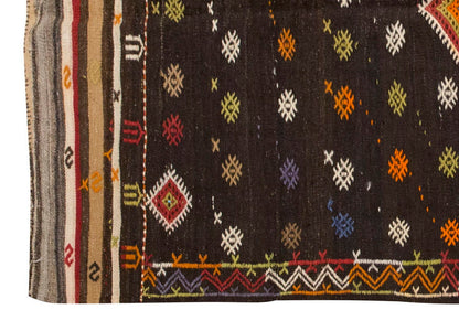 Embroidery Neutral Kilim 5'9" x 9'2" feet 175 x 280 cm