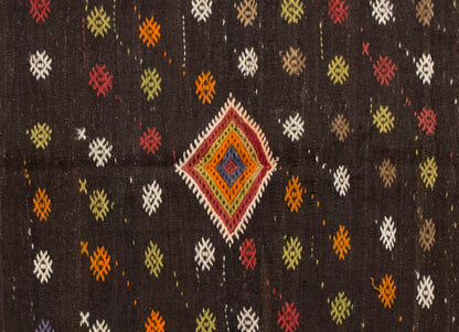 Embroidery Neutral Kilim 5'9" x 9'2" feet 175 x 280 cm