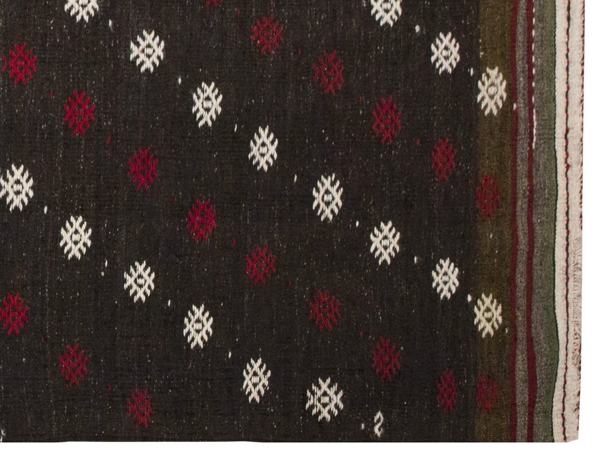 Embroidery Neutral Kilim 6'7" x 9'8" feet 200 x 295 cm