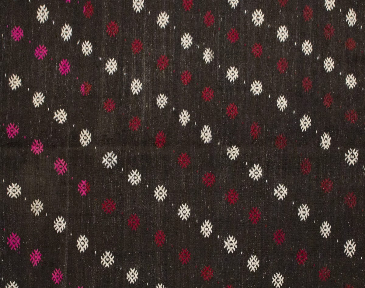 Embroidery Neutral Kilim 6'7" x 9'8" feet 200 x 295 cm