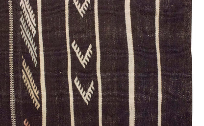 Embroidery Neutral Kilim 6'8" x 11'3" feet 204 x 342 cm