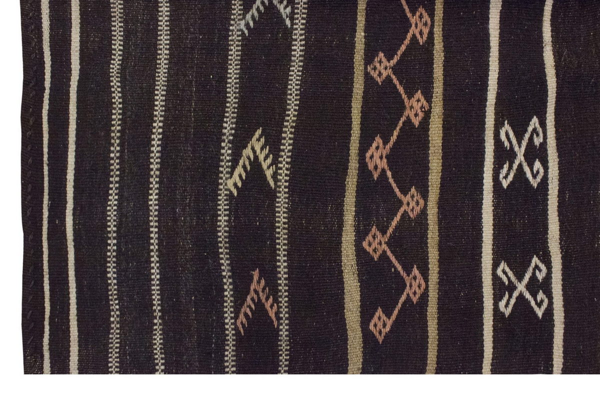 Embroidery Neutral Kilim 6'8" x 11'3" feet 204 x 342 cm