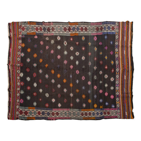 Embroidery Neutral Kilim 7'3" x 10 feet 222 x 305 cm
