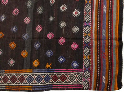 Embroidery Neutral Kilim 7'3" x 10 feet 222 x 305 cm