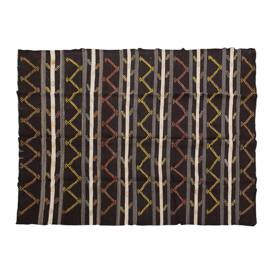 Embroidery Neutral Kilim 7'4" x 9'10" feet 224 x 299 cm