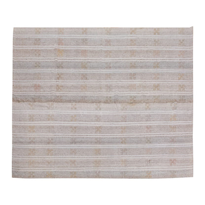 Embroidery Neutral Kilim 8'6" x 9'10" feet 260 x 300 cm