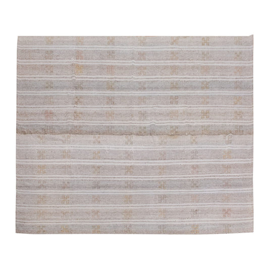 Embroidery Neutral Kilim 8'6" x 9'10" feet 260 x 300 cm