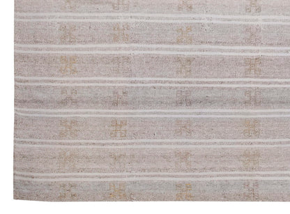 Embroidery Neutral Kilim 8'6" x 9'10" feet 260 x 300 cm