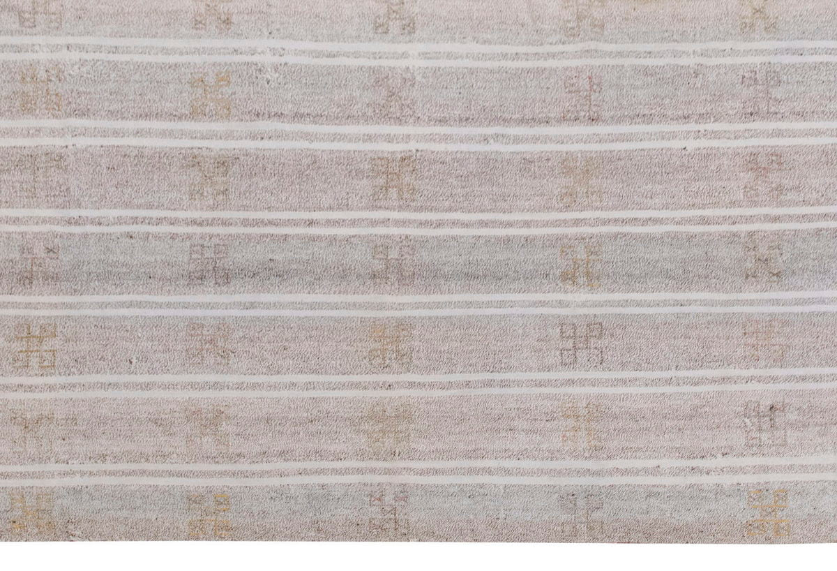 Embroidery Neutral Kilim 8'6" x 9'10" feet 260 x 300 cm