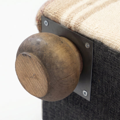 Decorative Ottoman Bench, 100x100x50