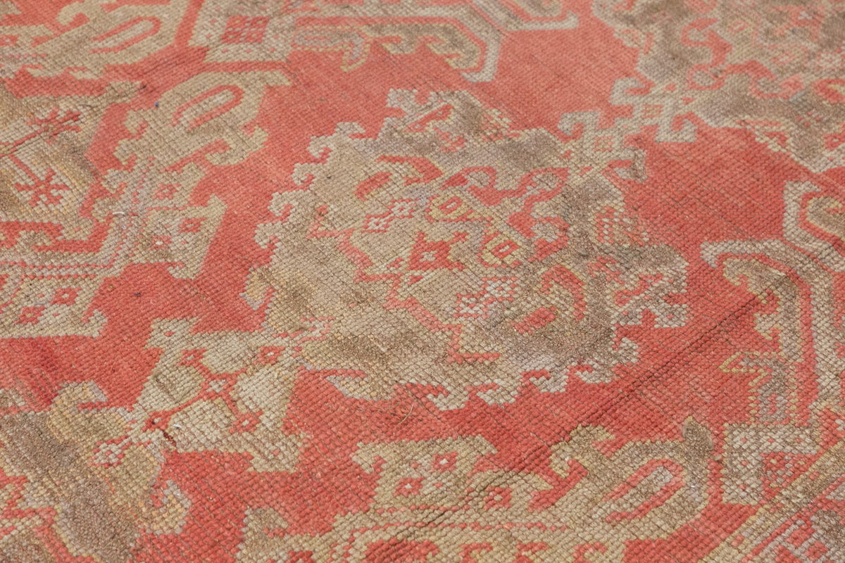 Genuine Oushak Rug, Vintage Large Rug, 9'10" x 12' feet 300 x 365 cm