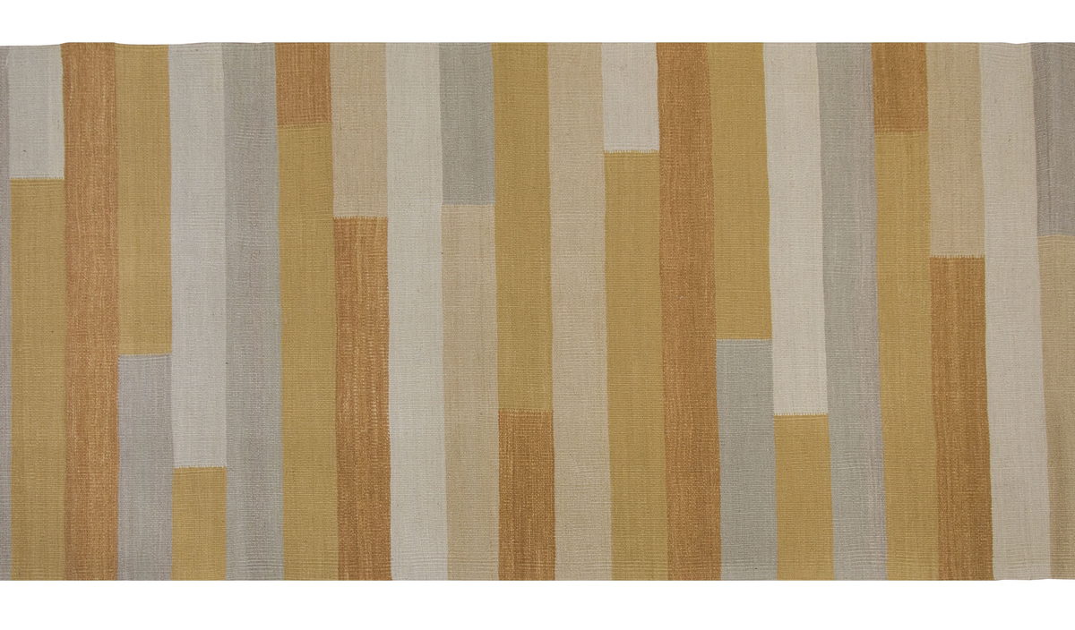 Handspun Wool Kilim Rug, New Kilim Rug, Natural Color Kilim, 2.7x11.5 ft Kilim,3x11 Kilim Rug,Turkish Kilim Rug,Oushak Kilim,Handwoven Kilim