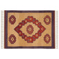 Handspun Wool Kilim Rug, New Kilim Rug, Natural Color Kilim, 4.2x5.7 feet Kilim,4x6 Kilim Rug,Turkish Kilim Rug,Oushak Kilim,Handwoven Kilim