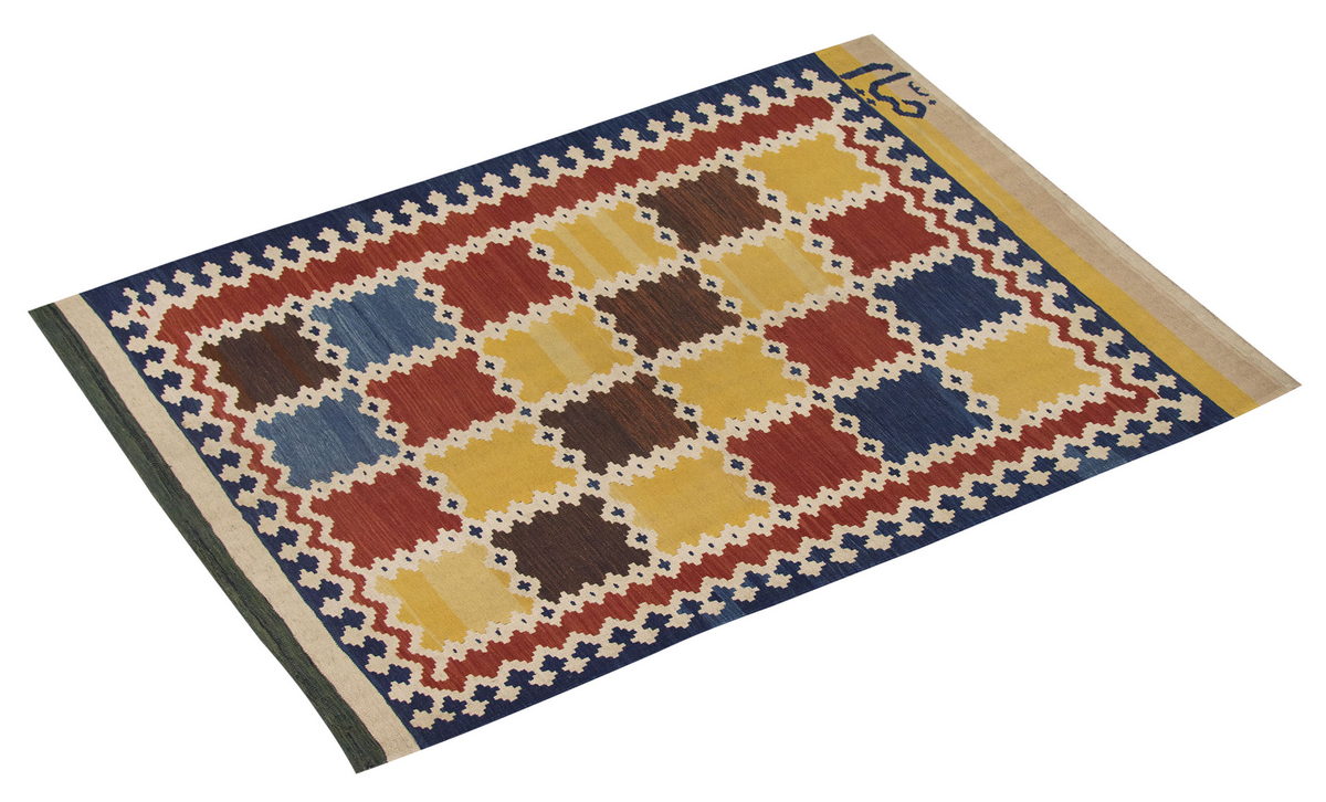 Handspun Wool Kilim Rug, New Kilim Rug, Natural Color Kilim, 4.4x5.9 feet Kilim,4x6 Kilim Rug,Turkish Kilim Rug,Oushak Kilim,Handwoven Kilim