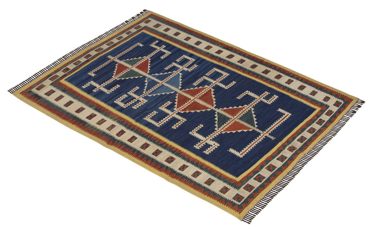 Handspun Wool Kilim Rug, New Kilim Rug, Natural Color Kilim, 5.5x7.7 feet Kilim,5x8 Kilim Rug,Turkish Kilim Rug,Oushak Kilim,Handwoven Kilim