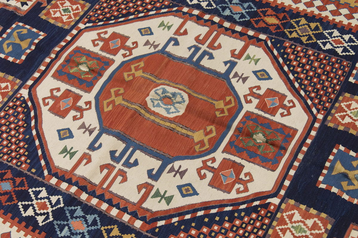 Handspun Wool Kilim Rug, New Kilim Rug, Natural Color Kilim, 5.6x7.3 feet Kilim,6x7 Kilim Rug,Turkish Kilim Rug,Oushak Kilim,Handwoven Kilim