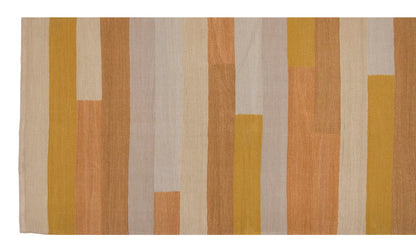 Handspun Wool Kilim Rug, New Kilim Rug,Natural Color Kilim, 2'8 x 10'6 feet Kilim,3x11 Kilim Rug,Turkish Kilim Rug,Oushak Kilim,Handwoven Kilim