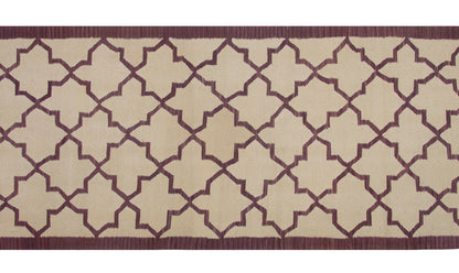 Handspun Wool Kilim Rug, New Kilim Rug,Natural Color Kilim, 2.8 X 9.6 feet Kilim,3X10 Kilim Rug,Turkish Kilim Rug,Oushak Kilim,Handwoven Kilim