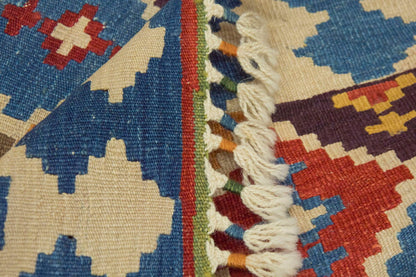 Handspun Wool Kilim Rug, New Kilim Rug,Natural Color Kilim, 2.9 x 9.9 feet Kilim,3x10 Kilim Rug,Turkish Kilim Rug,Oushak Kilim,Handwoven Kilim