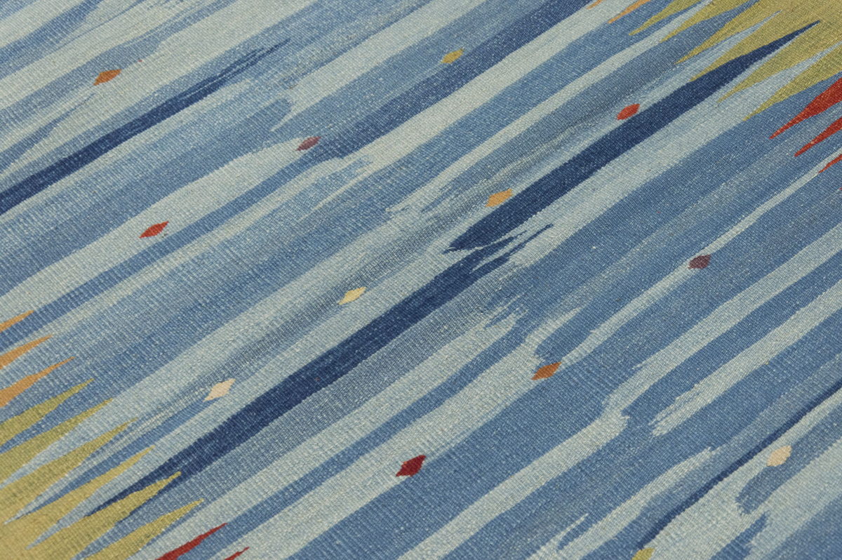 Handspun Wool Kilim Rug, New Kilim Rug,Natural Color Kilim, 3'2 x 10'2 feet Kilim,3x10 Kilim Rug,Turkish Kilim Rug,Oushak Kilim,Handwoven Kilim