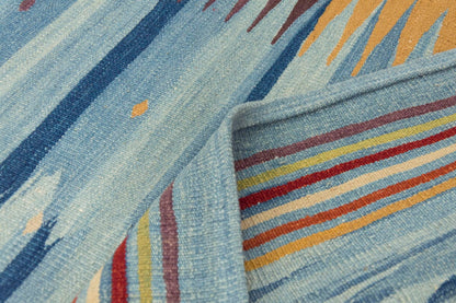 Handspun Wool Kilim Rug, New Kilim Rug,Natural Color Kilim, 3'2 x 10'2 feet Kilim,3x10 Kilim Rug,Turkish Kilim Rug,Oushak Kilim,Handwoven Kilim