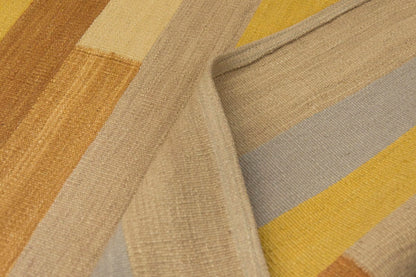 Handspun Wool Kilim Rug, New Kilim Rug,Natural Color Kilim, 3 x 12.6 feet Kilim,3x13 Kilim Rug,Turkish Kilim Rug,Oushak Kilim,Handwoven Kilim