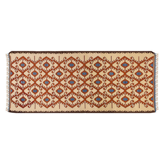 Handspun Wool Kilim Rug, New Kilim Rug,Natural Color Kilim, 3 x 6.7 feet Kilim,3x7 Kilim Rug,Turkish Kilim Rug,Oushak Kilim,Handwoven Kilim