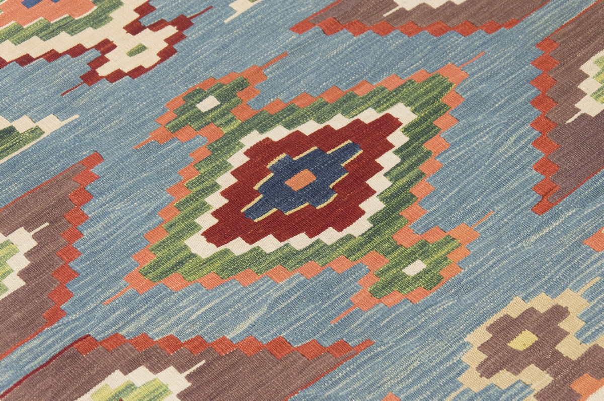 Handspun Wool Kilim Rug, New Kilim Rug,Natural Color Kilim, 3x8 feet Kilim,3x8 Kilim Rug,Turkish Kilim Rug,Oushak Kilim,Handwoven Kilim