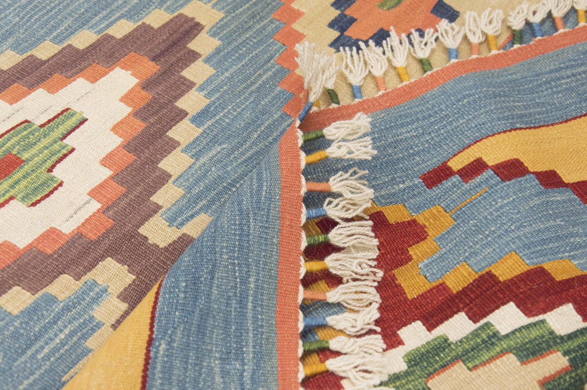 Handspun Wool Kilim Rug, New Kilim Rug,Natural Color Kilim, 3x8 feet Kilim,3x8 Kilim Rug,Turkish Kilim Rug,Oushak Kilim,Handwoven Kilim