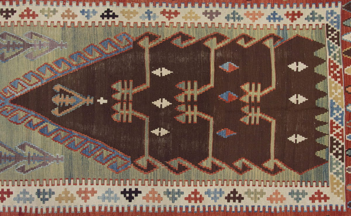 Handspun Wool Kilim Rug, New Kilim Rug,Natural Color Kilim, 4.11x7.1 feet Kilim,5x7 Kilim Rug,Turkish Kilim Rug,Oushak Kilim,Handwoven Kilim