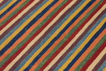Handwoven Kilim,Turkish Kilim Rug,Oushak Kilim,Handspun Wool Kilim Rug, New Kilim Rug, Natural Color Kilim, 2.6x7.7 feet Kilim,3x8 Kilim Rug