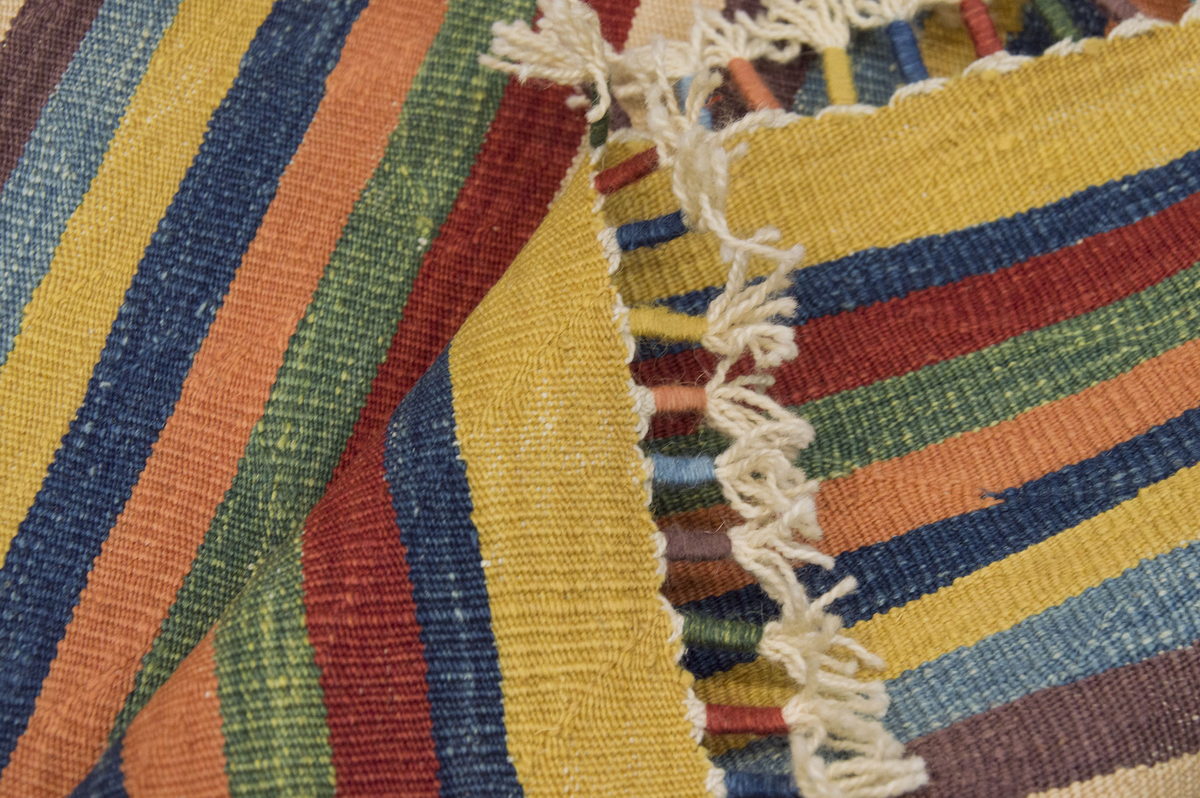 Handwoven Kilim,Turkish Kilim Rug,Oushak Kilim,Handspun Wool Kilim Rug, New Kilim Rug, Natural Color Kilim, 2.6x7.7 feet Kilim,3x8 Kilim Rug