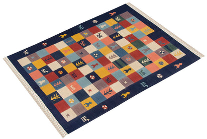Handwoven Kilim,Turkish Kilim Rug,Oushak Kilim,Handspun Wool Kilim Rug, New Kilim Rug, Natural Color Kilim, 4.1x5.7 feet Kilim,4x6 Kilim Rug