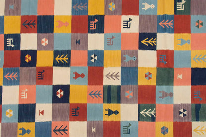 Handwoven Kilim,Turkish Kilim Rug,Oushak Kilim,Handspun Wool Kilim Rug, New Kilim Rug, Natural Color Kilim, 4.1x5.7 feet Kilim,4x6 Kilim Rug