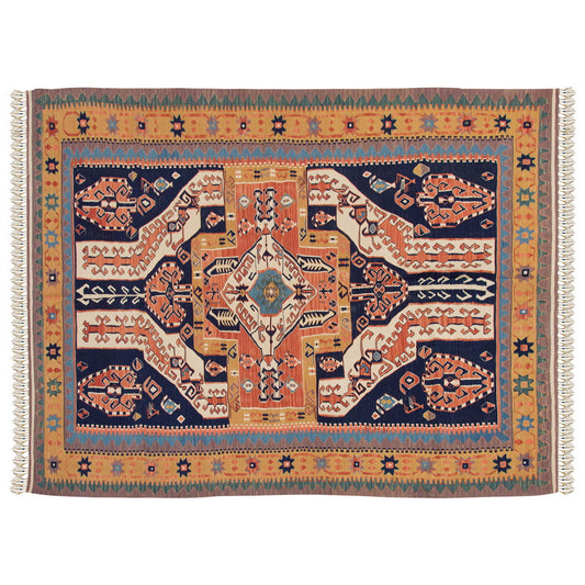 Handwoven Kilim,Turkish Kilim Rug,Oushak Kilim,Handspun Wool Kilim Rug, New Kilim Rug, Natural Color Kilim, 5.2x7 feet Kilim,5x7 Kilim Rug