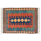 Handwoven Kilim,Turkish Kilim Rug,Oushak Kilim,Handspun Wool Kilim Rug, New Kilim Rug, Natural Color Kilim, 5x6.8 feet Kilim,5x7 Kilim Rug