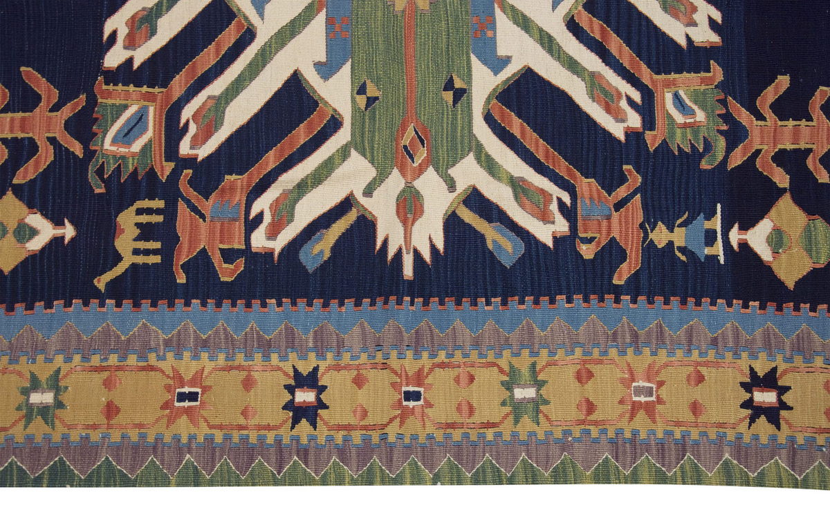 Handwoven Kilim,Turkish Kilim Rug,Oushak Kilim,Handspun Wool Kilim Rug, New Kilim Rug,Natural Color Kilim, 4.11x6.2 feet Kilim,5x6 Kilim Rug