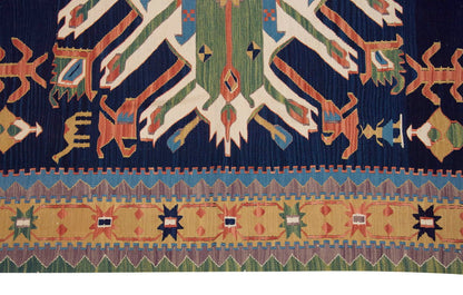 Handwoven Kilim,Turkish Kilim Rug,Oushak Kilim,Handspun Wool Kilim Rug, New Kilim Rug,Natural Color Kilim, 4.11x6.2 feet Kilim,5x6 Kilim Rug