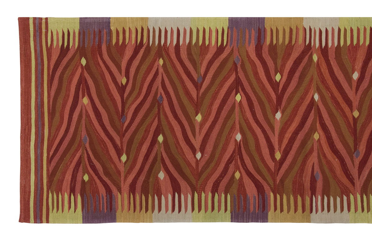 Handwoven Kilim,Turkish Kilim Rug,Oushak Kilim,Handspun Wool Kilim Rug,New Kilim Rug, Natural Color Kilim, 2'8 x 7'6 feet Kilim,3x8 Kilim Rug